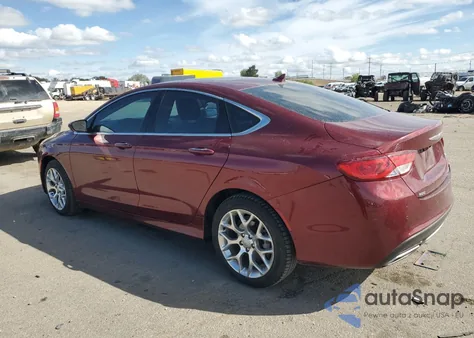 2015 Chrysler 200 C from USA, damaged, VIN 1C3CCCEG9FN643037